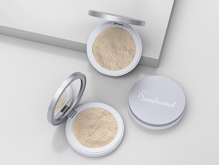 空磁吸蓋粉餅盒包裝注塑加工 空磁吸蓋粉餅盒包裝注塑加工