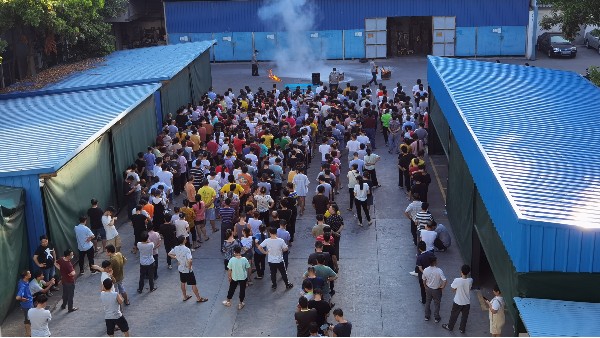 防患于未“燃”，世邦注塑模具制造廠消防演習